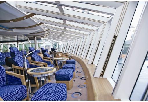 Otra imagen del Lounge Panorámico de Proa